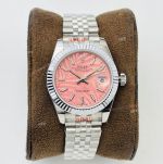 VRS Factory Replica Rolex Datejust 31mm Watch Pink Palm Face Swiss 2671